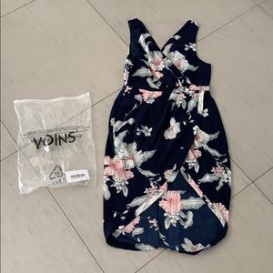 New Blue Floral Dress